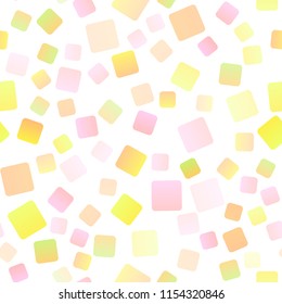 Light Red, Yellow vector seamless background with rectangles. Glitter abstract illustration with rectangular shapes. The template can be used as a background.
