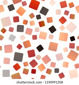 Light Red, Yellow vector seamless background with rectangles. Abstract gradient illustration with rectangles. Best design for your ad, poster, banner.