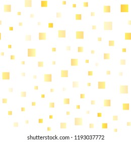 Light Red, Yellow vector seamless pattern in square style. Rectangles on abstract background with colorful gradient. The template can be used as a background.
