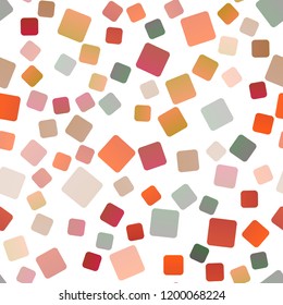 Light Red, Yellow vector seamless backdrop with rectangles, squares. Decorative design in abstract style with rectangles. Pattern for busines ad, booklets, leaflets