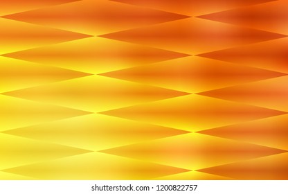 Light Red, Yellow vector seamless cover in polygonal style. Illustration with set of colorful rectangles. Design for textile, fabric, wallpapers.