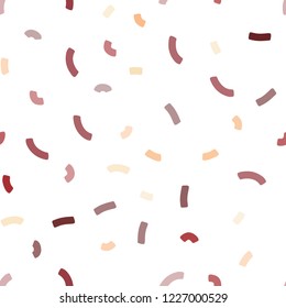Light Red, Yellow vector seamless pattern with bent ribbons. A completely new color illustration in marble style. Marble style for your business design.