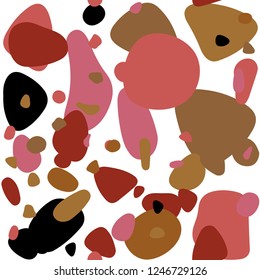 Light Red, Yellow vector seamless layout with circle shapes. Modern abstract illustration with colorful water drops. Design for textile, fabric, wallpapers.