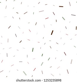 Light Red, Yellow vector seamless background with straight lines. Lines on blurred abstract background with gradient. The template can be used as a background.