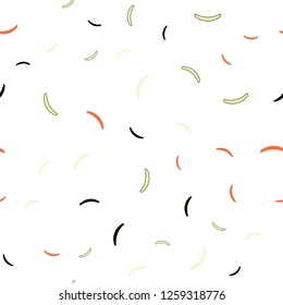 Light Red, Yellow vector seamless pattern with lines. Colorful illustration in simple style with gradient. Abstract style for your business design.