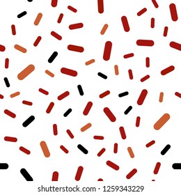 Light Red, Yellow vector seamless background with straight lines. Modern geometrical abstract illustration with Lines. Template for your beautiful backgrounds.
