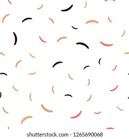 Light Red, Yellow vector seamless background with wry lines. Geometric illustration in abstract style with gradient.  New composition for your brand book.