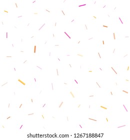 Light Red, Yellow vector seamless background with straight lines. Shining colored illustration with narrow lines. The template can be used as a background.