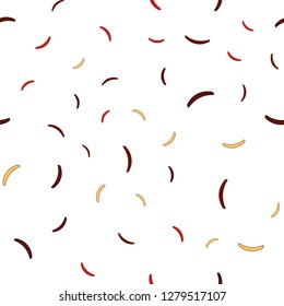 Light Red, Yellow vector seamless backdrop with curved lines. Colorful abstract illustration with gradient lines. A completely new design for your business.