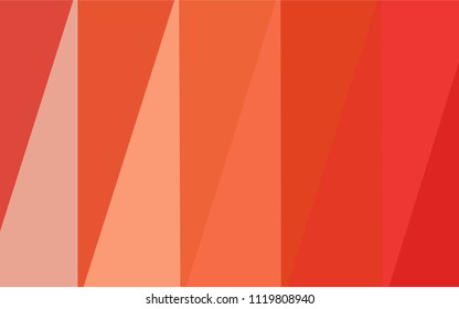 Light Red, Yellow vector shining triangular cover. Triangular geometric sample with gradient.  That pattern can be used as a part of a brand book.