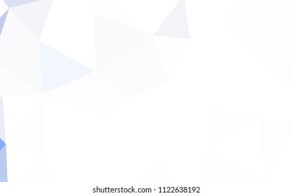 Light Red, Yellow vector shining triangular backdrop. Creative geometric illustration in Origami style with gradient. New template for your brand book.