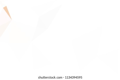 Light Red, Yellow vector shining triangular backdrop. A sample with polygonal shapes. Brand new design for your business.