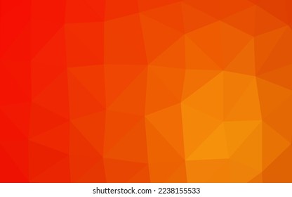 Light Red, Yellow vector shining triangular template. Brand new colorful illustration in with gradient. Brand new style for your business design.