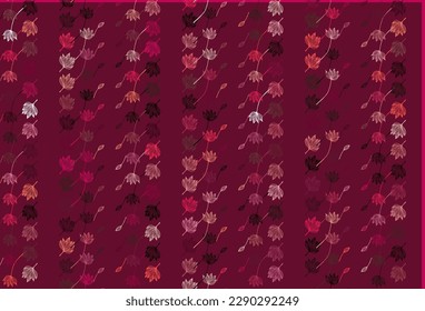 Light Red, Yellow vector sketch texture. Creative illustration in simple style with leaves. The best blurred design for your business.