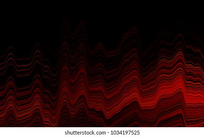 Light Red, Yellow vector template with bubble shapes. Blurred geometric sample with gradient bubbles.  The template for cell phone backgrounds.