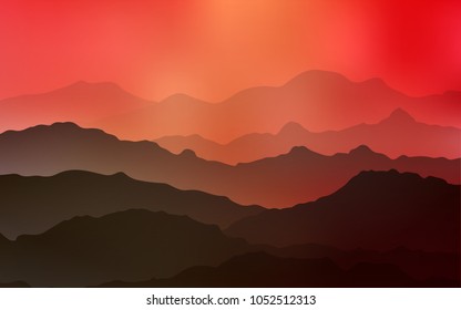 Light Red, Yellow vector template with bubble shapes. A vague circumflex abstract illustration with gradient. A new texture for your  ad, booklets, leaflets.