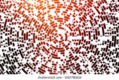 Light Red, Yellow vector template with liquid shapes. Modern gradient abstract illustration with bandy lines. A completely new template for your business design.