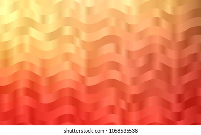 Light Red, Yellow vector template with liquid shapes. Shining illustration, which consist of blurred lines, circles. New composition for your brand book.