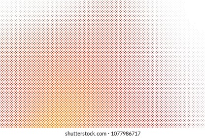 Light Red, Yellow vector  template with circles. Blurred decorative design in abstract style with bubbles. New design for ad, poster, banner of your website.