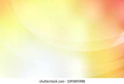 Light Red, Yellow vector template with bubble shapes. Geometric illustration in marble style with gradient.  Marble style for your business design.