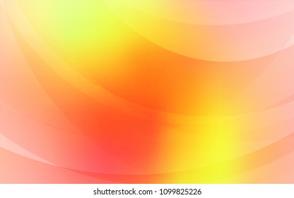 Light Red, Yellow vector template with lava shapes. Shining crooked illustration in marble style. Textured wave pattern for backgrounds.