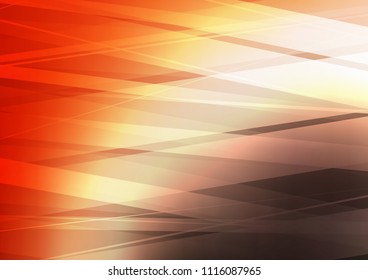 Light Red, Yellow vector template with repeated sticks. Glitter abstract illustration with colored sticks. Best design for your ad, poster, banner.