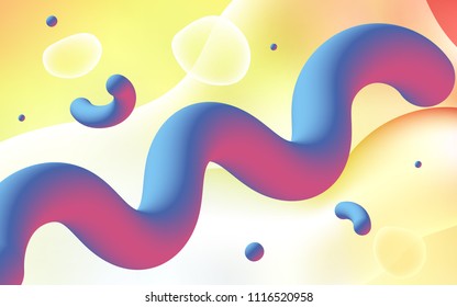 Light Red, Yellow vector template with lava shapes. An elegant bright illustration with gradient. Textured wave pattern for backgrounds.