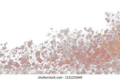 Light Red, Yellow vector template with repeated sticks. Lines on blurred abstract background with gradient. Smart design for your business advert.