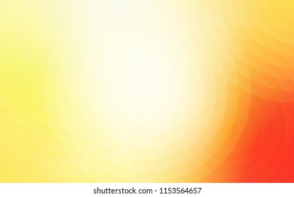 Light Red, Yellow vector template with circles. Blurred bubbles on abstract background with colorful gradient. Beautiful design for your business advert.