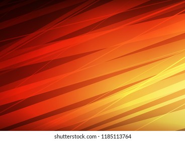Light Red, Yellow vector template with repeated sticks. Modern geometrical abstract illustration with staves. Smart design for your business advert.