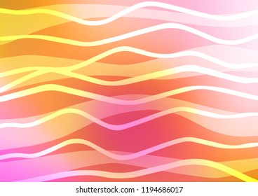 Light Red, Yellow vector template with repeated sticks. Blurred decorative design in simple style with lines. Best design for your ad, poster, banner.