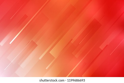 Light Red, Yellow vector template with repeated sticks. Shining colored illustration with sharp stripes. Pattern for your busines websites.
