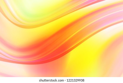 Light Red, Yellow vector template with abstract circles. Shining crooked illustration in marble style. Marble design for your web site.