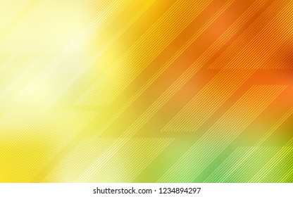 Light Red, Yellow vector template with repeated sticks. Blurred decorative design in simple style with lines. Pattern for your busines websites.