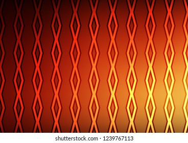 Light Red, Yellow vector template with sticks, squares. Colorful decorative design in simple style with lines, rhombuses. Backdrop for TV commercials.
