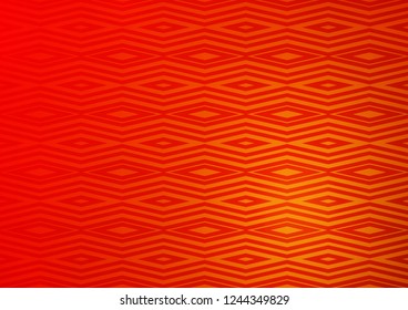 Light Red, Yellow vector template with sticks, squares. Colorful lines, squares on abstract background with gradient. Pattern for websites, landing pages.
