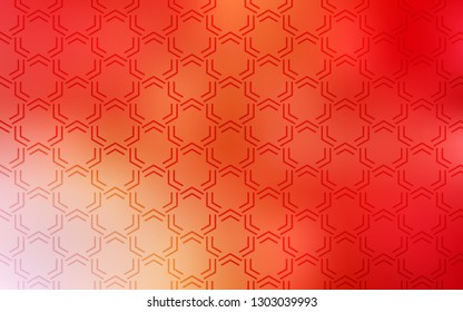 Light Red, Yellow vector template with repeated sticks. Lines on blurred abstract background with gradient. Template for your beautiful backgrounds.