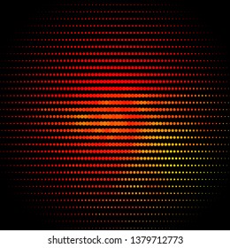 Light Red, Yellow vector template with circles. Abstract illustration with colorful spots in nature style. Pattern for wallpapers, curtains.