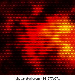 Light Red, Yellow vector template with circles. Abstract colorful disks on simple gradient background. Pattern for business ads.