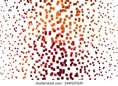 Light Red, Yellow vector template with rhombus. Illustration with set of colorful rectangles. Modern template for your landing page.