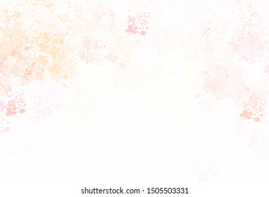 Light Red, Yellow vector template with chaotic shapes. Simple colorful illustration with abstract gradient shapes. Elegant design for wallpapers.