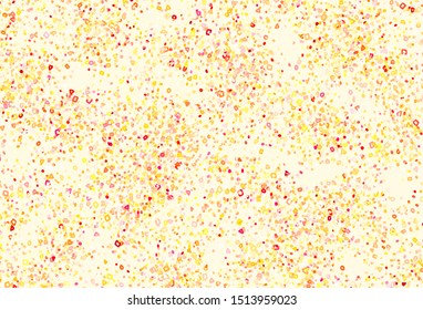 Light Red, Yellow vector template with chaotic shapes. Illustration with colorful gradient shapes in abstract style. Background for a cell phone.