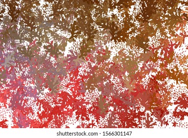 Light Red, Yellow vector template with chaotic shapes. Simple colorful illustration with abstract gradient shapes. Simple design for your web site.