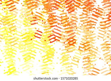 Light Red, Yellow vector template with repeated sticks. Glitter abstract illustration with colorful sticks. Template for your beautiful backgrounds.