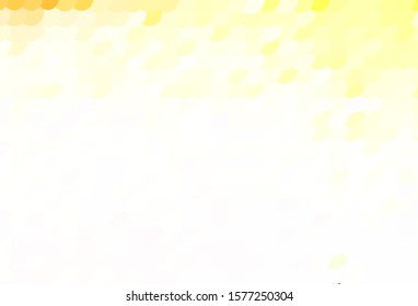 Light Red, Yellow vector template with circles. Modern abstract illustration with colorful water drops. New template for your brand book.