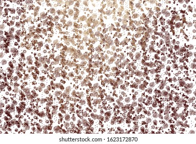 Light Red, Yellow vector template with chaotic shapes. Illustration with colorful gradient shapes in abstract style. Modern design for your business card.