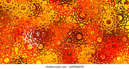 Light Red, Yellow vector template with abstract forms. Colorful illustration with simple gradient shapes. Simple illustration for your web site.