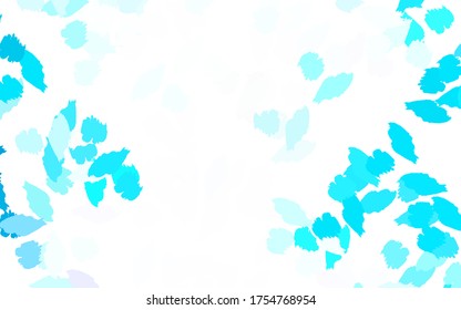 Light Red, Yellow vector template with chaotic shapes. Colorful chaotic forms with gradient in modern style. Simple design for your web site.