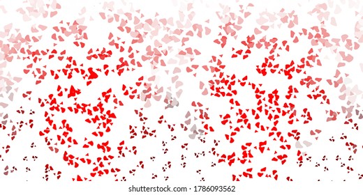 Light red, yellow vector template with abstract forms. Colorful illustration with simple gradient shapes. Smart design for your business.