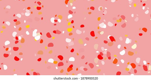 Light red, yellow vector template with abstract forms. Colorful illustration with simple gradient shapes. Elegant design for wallpaper set.